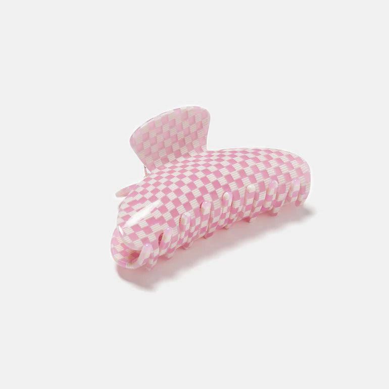 Baby Claw in Checkered Pink