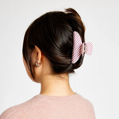 Baby Claw in Checkered Pink