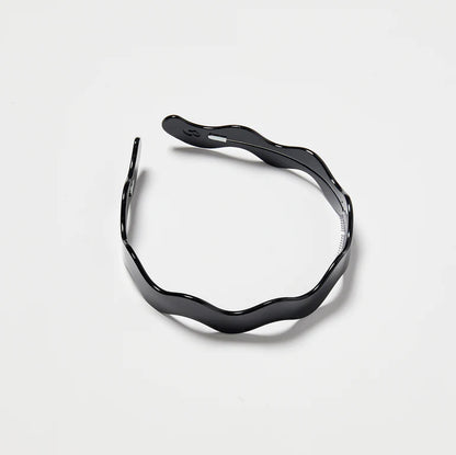 Wavy Headband in Black