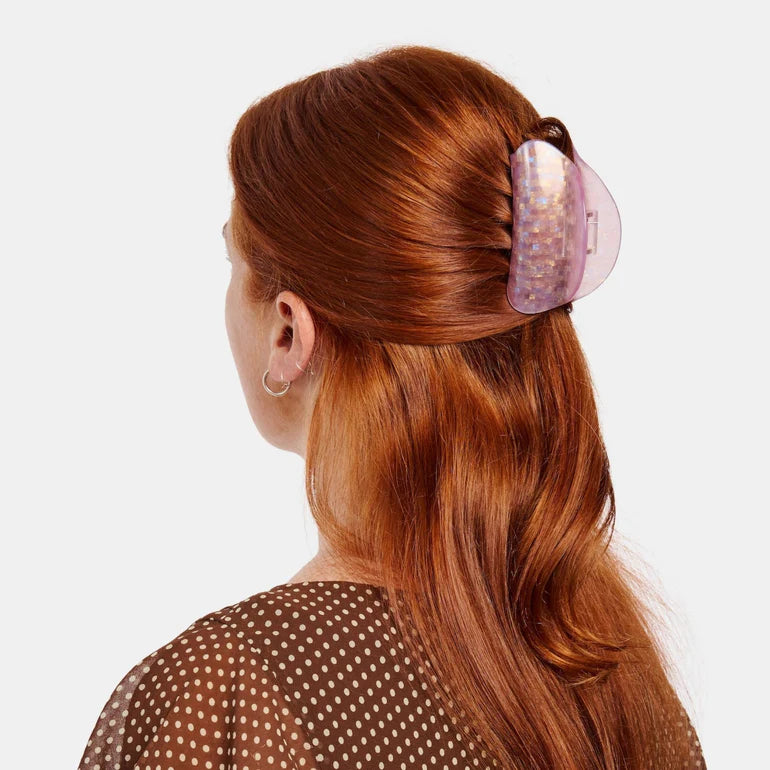 Mini Claw in Iridescent Pink